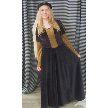 Brown Medieval Maiden ADULT HIRE